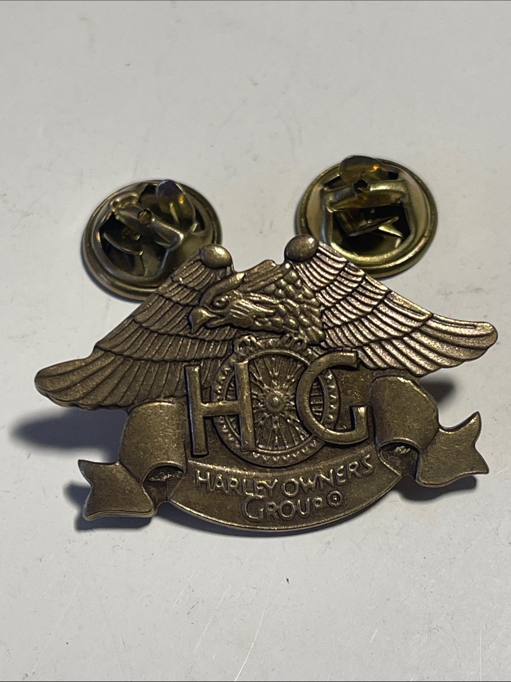 HARLEY DAVIDSON: Harley Owner’s Group 1983 tack pin - 1.25” wide